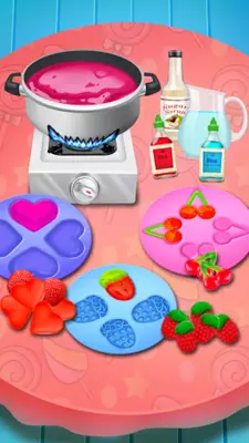 Sweet Rainbow Candy Cooking android App screenshot 2